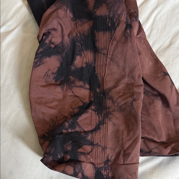 Tie-Dye Brown and Black Shorts - Picture 4 of 6